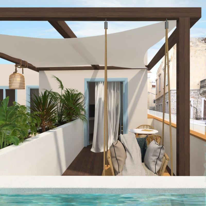 Shapes Luxury Suites Ermoupoli Exterior foto